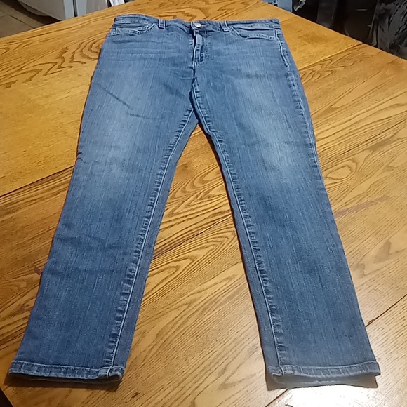 JOE'S JEANS Womens 31 BLUE HIGH RISE SKINNY Used Preowned Casual Work Pants - Picture 1 of 12